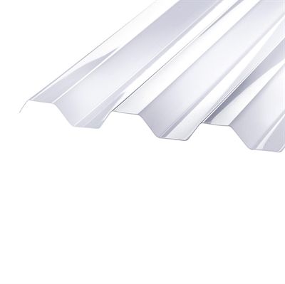 Trapezplatte SUNLUX HI-PVC 76/18 Opal 2,44m